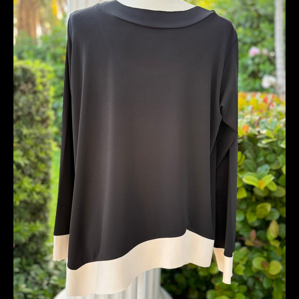 Planet by Lauren G Colorblock Top Size Medium