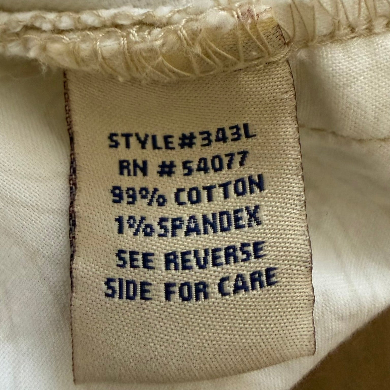 CAbi Jeans White MId-Rise Bootcut Denim Style 343L Size 10