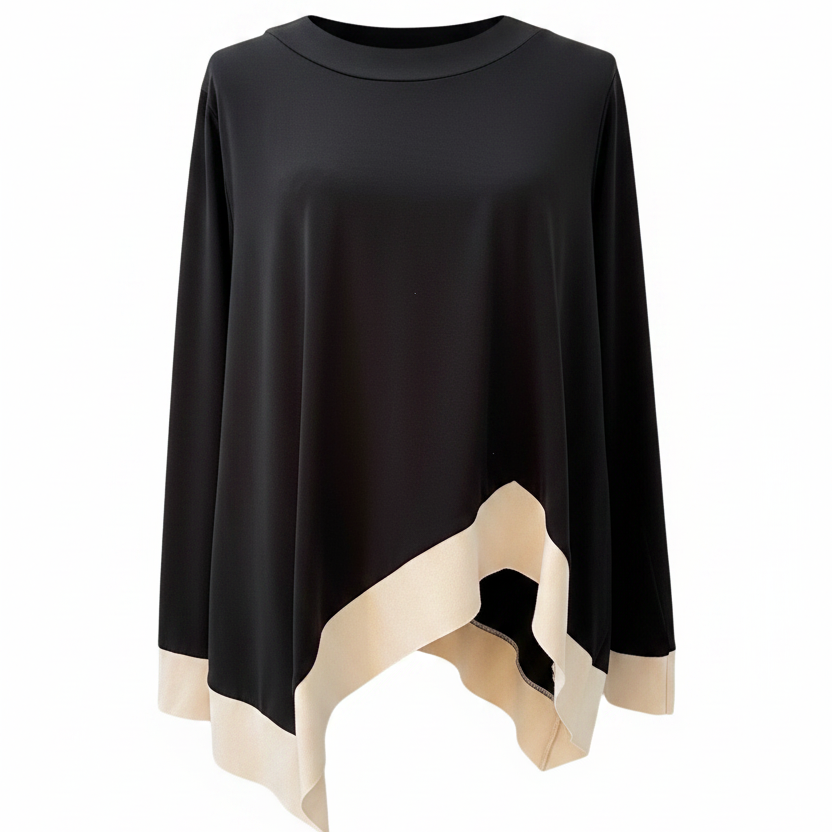 Planet by Lauren G Colorblock Top Size Medium