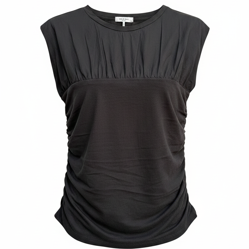 Rag & Bone Mica Banded Top Size Medium