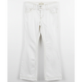 CAbi Jeans White MId-Rise Bootcut Denim Style 343L Size 10
