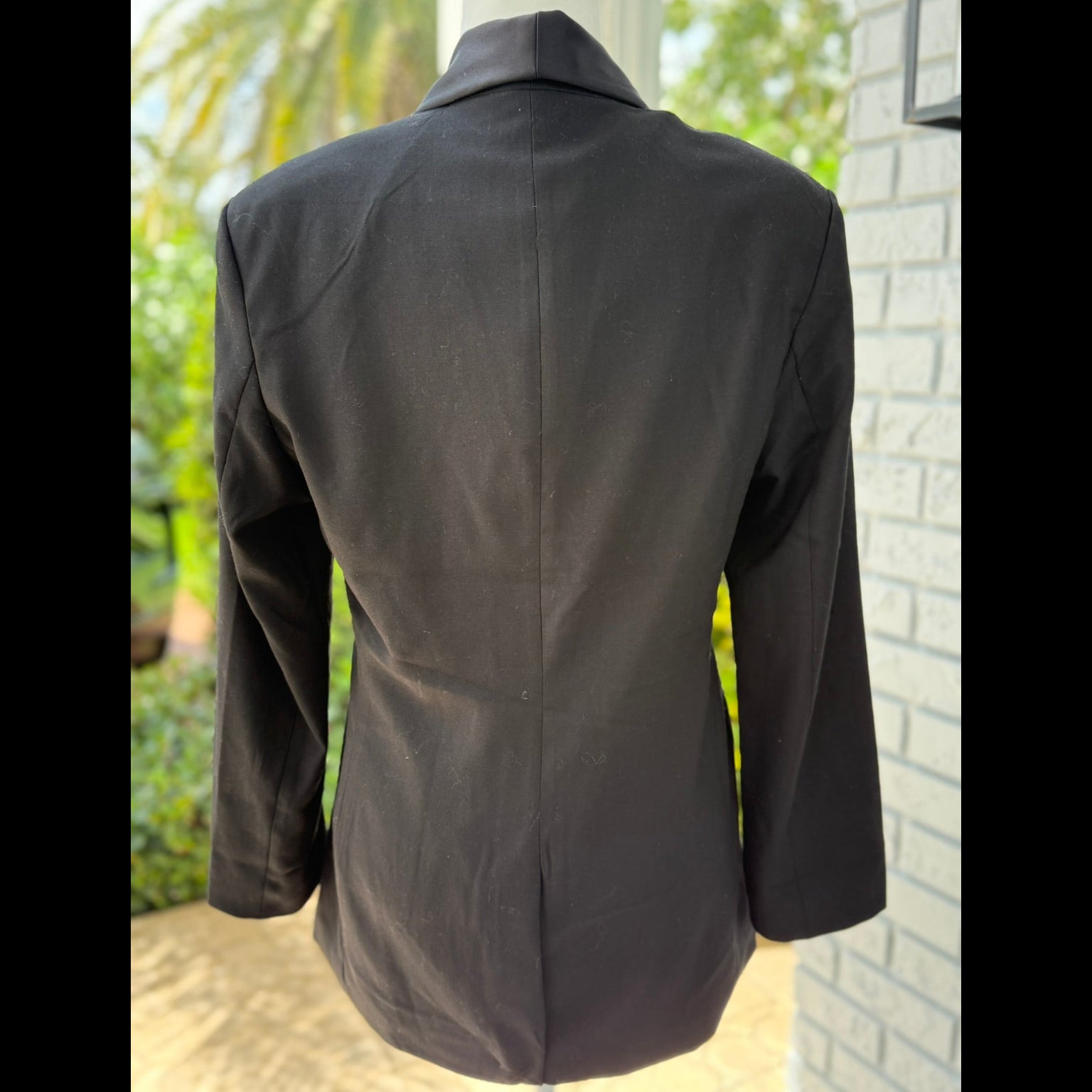 H&M Black Tuxedo Style Blazer Size Small