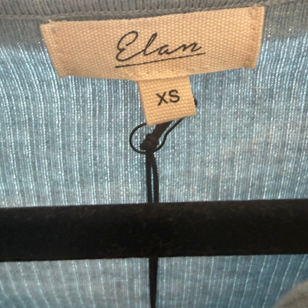 Elan Ribbed Knit Collared Mini Dress
