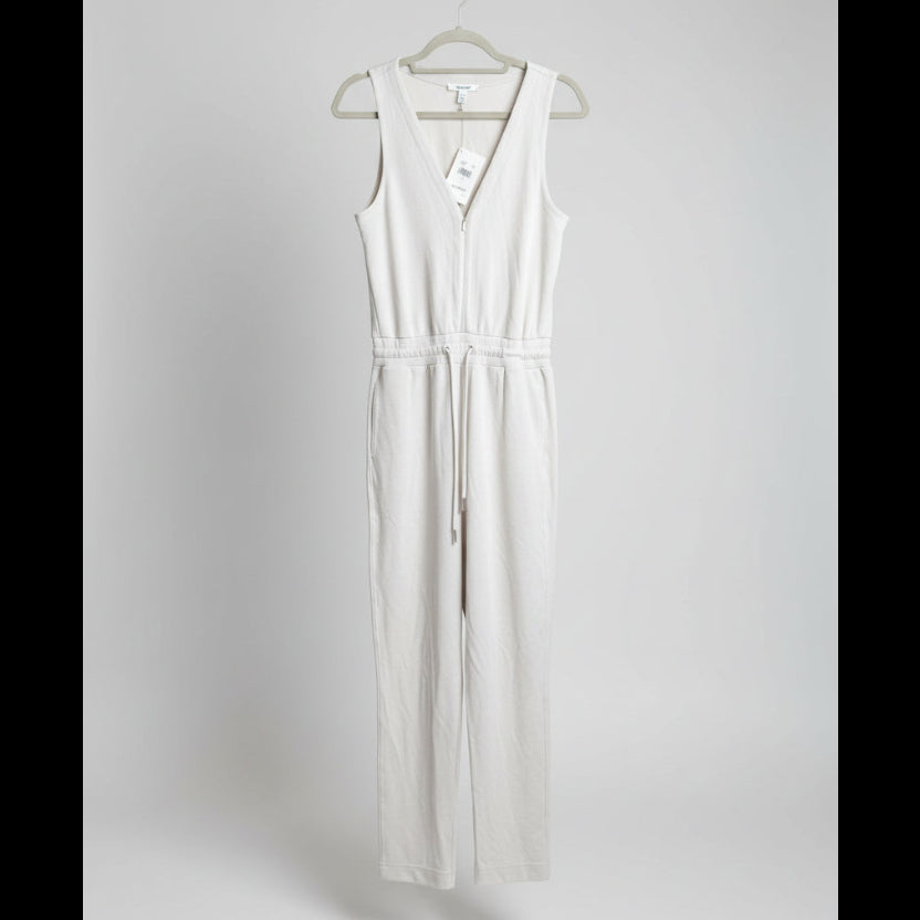 Splendid Sleeveless Waffle Knit Jumpsuit