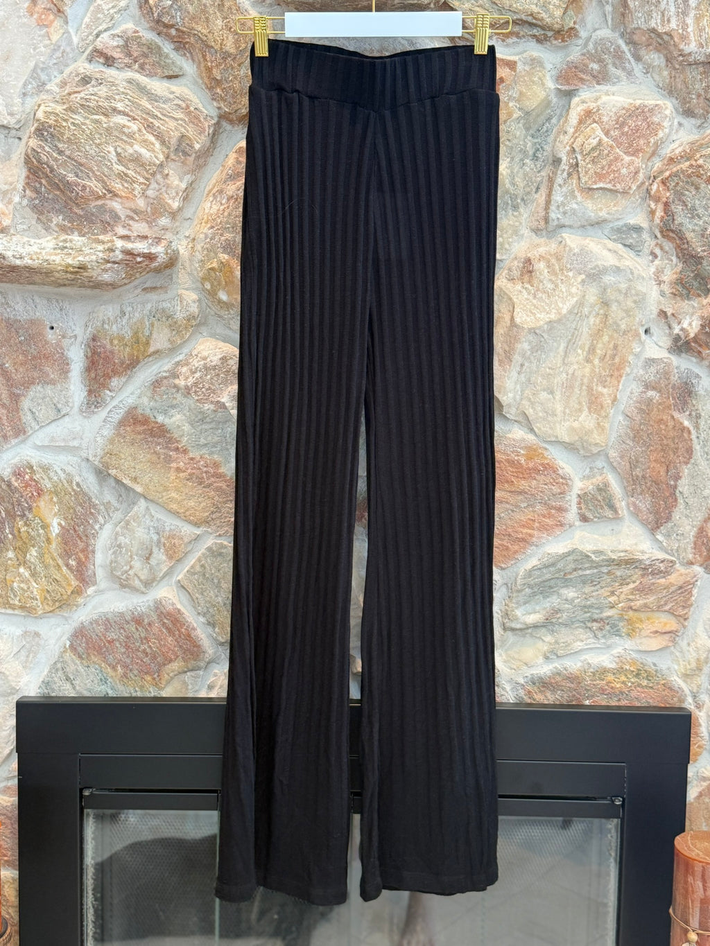 Elan Black Tank Top & Pant Set