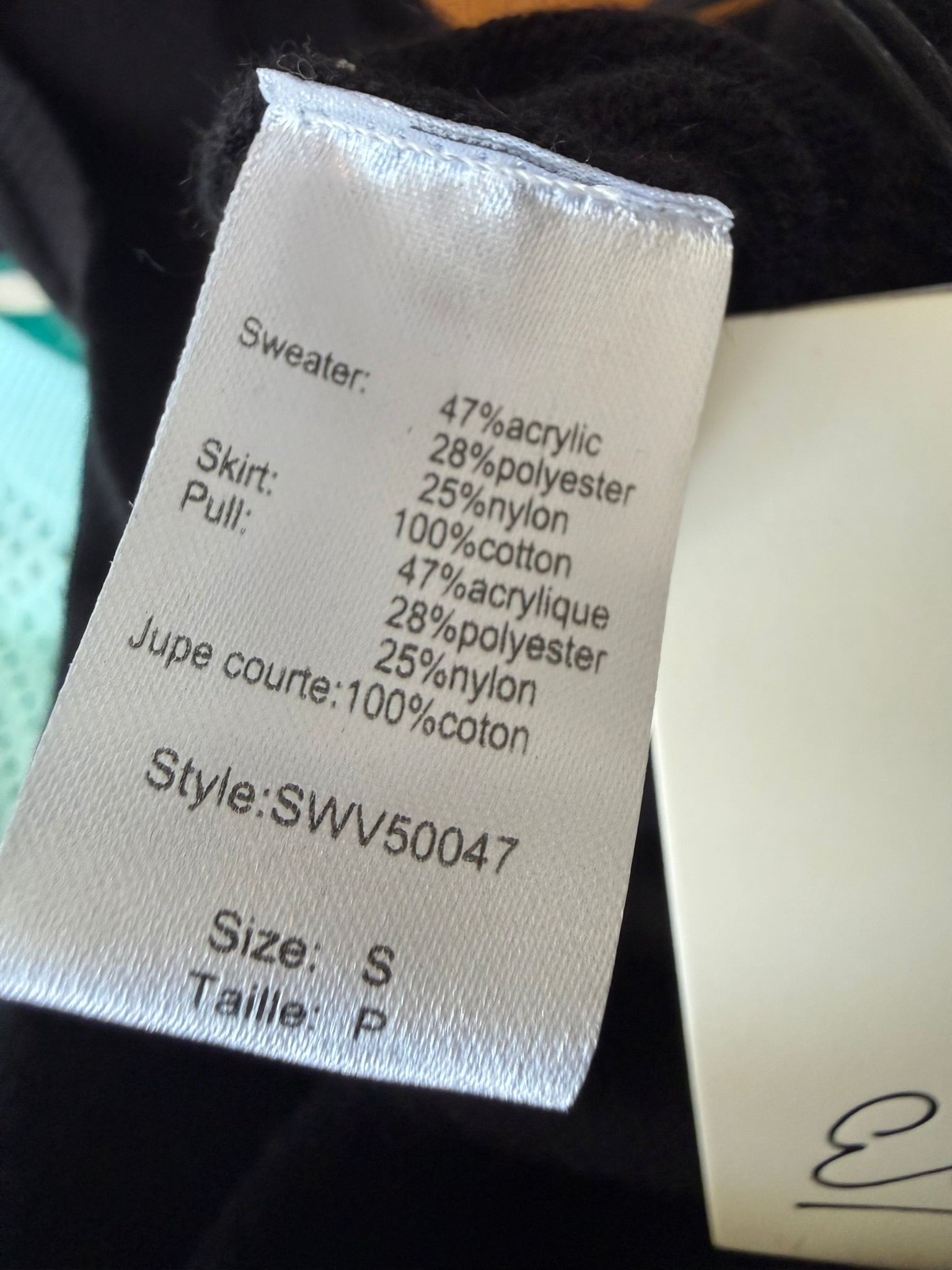 Elan Layered Black Sweatshirt with Shirttail