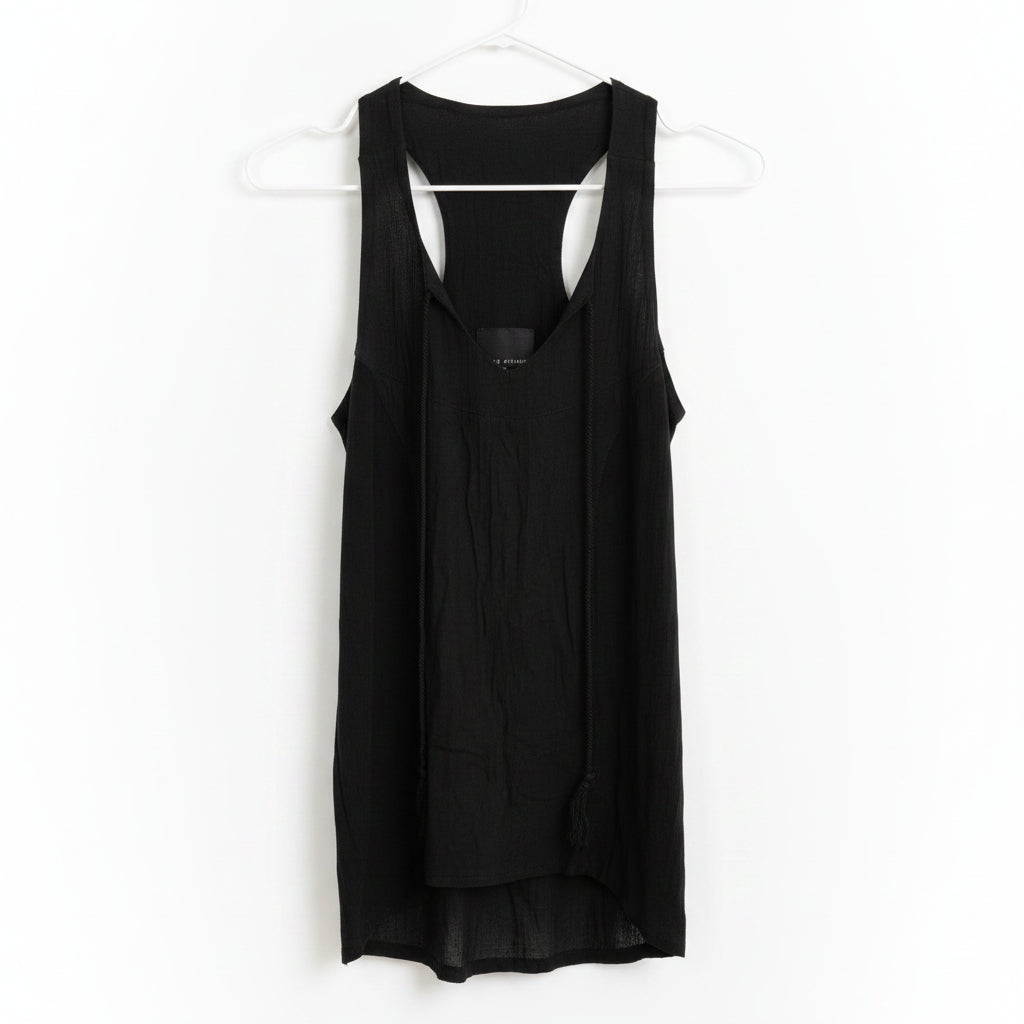 Atina Cristina Black Racerback Tank Size XS NWT