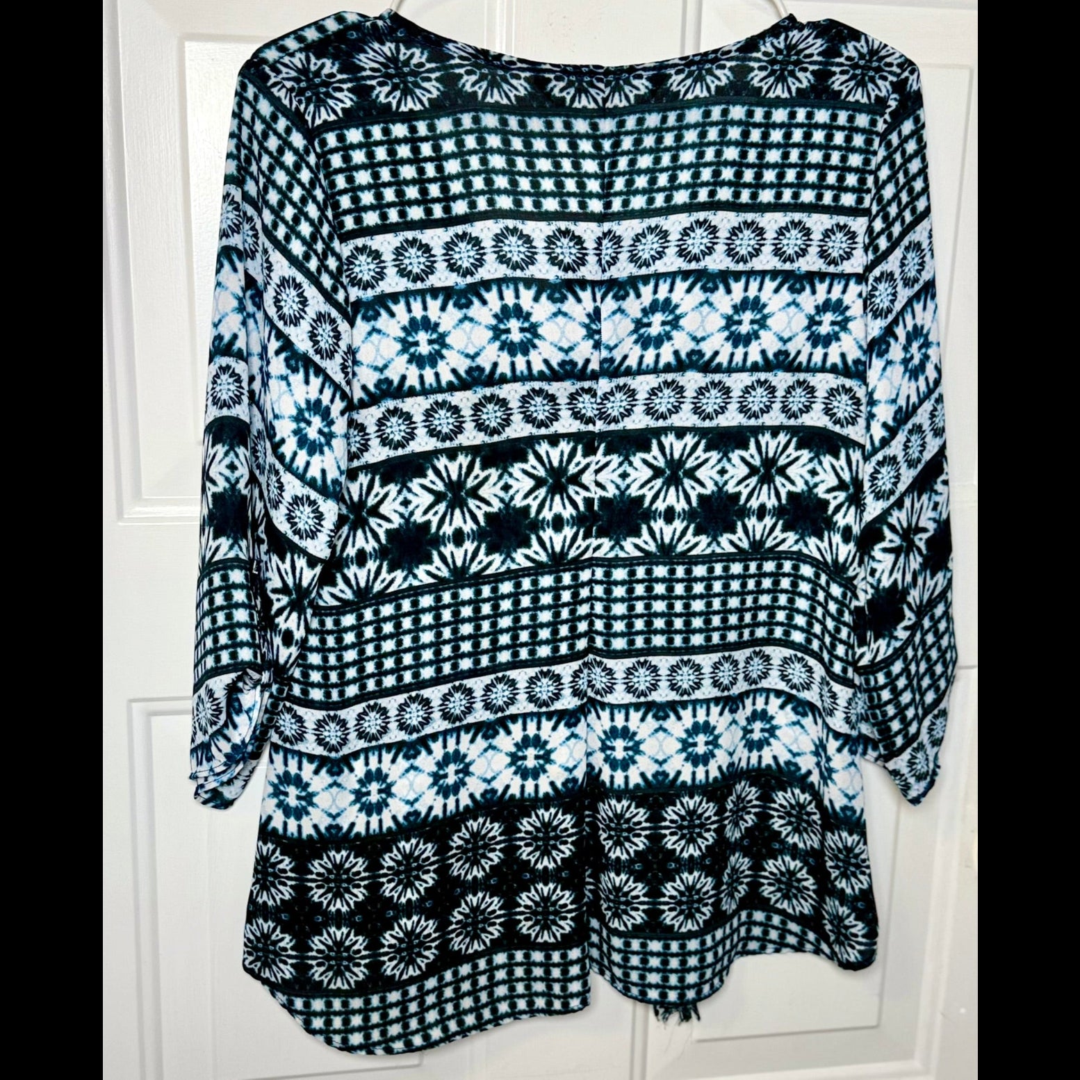 Atina Cristina Printed V-NeckTunic NWT Size XS