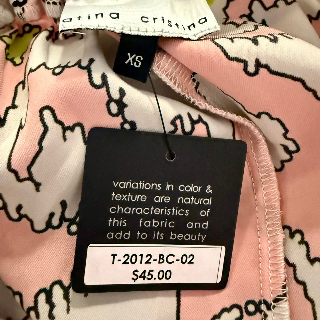 Atina Cristina Printed Mini Skirt NWT Size XS