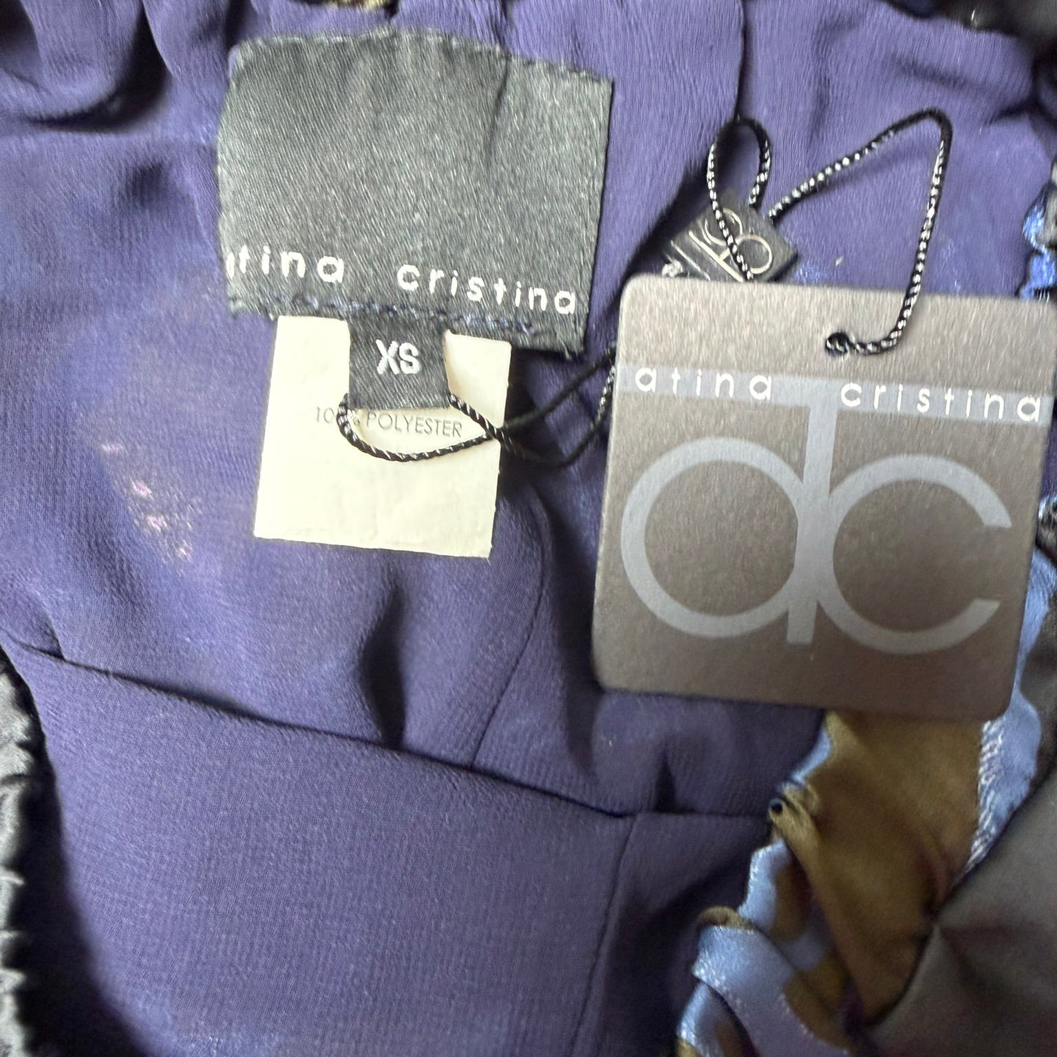 Atina Cristina Printed Drawstring Pants NWT SIze XS