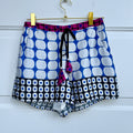 Atina Cristina Geometric Print Pull-On Shorts NWT Size XS