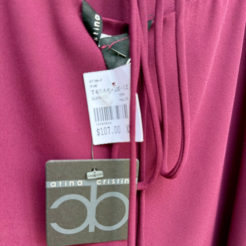 Atina Cristina Deep Plum Cami NWT Size XS