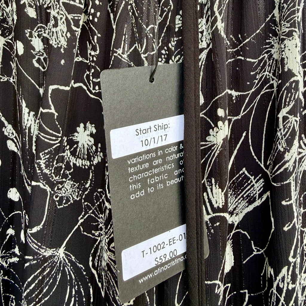Atina Cristina Pleased Floral Wide Leg Pull On Pants NWT Size XS