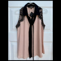 Atina Cristina Sleeveless Lace Trim Blouse NWT Size XS