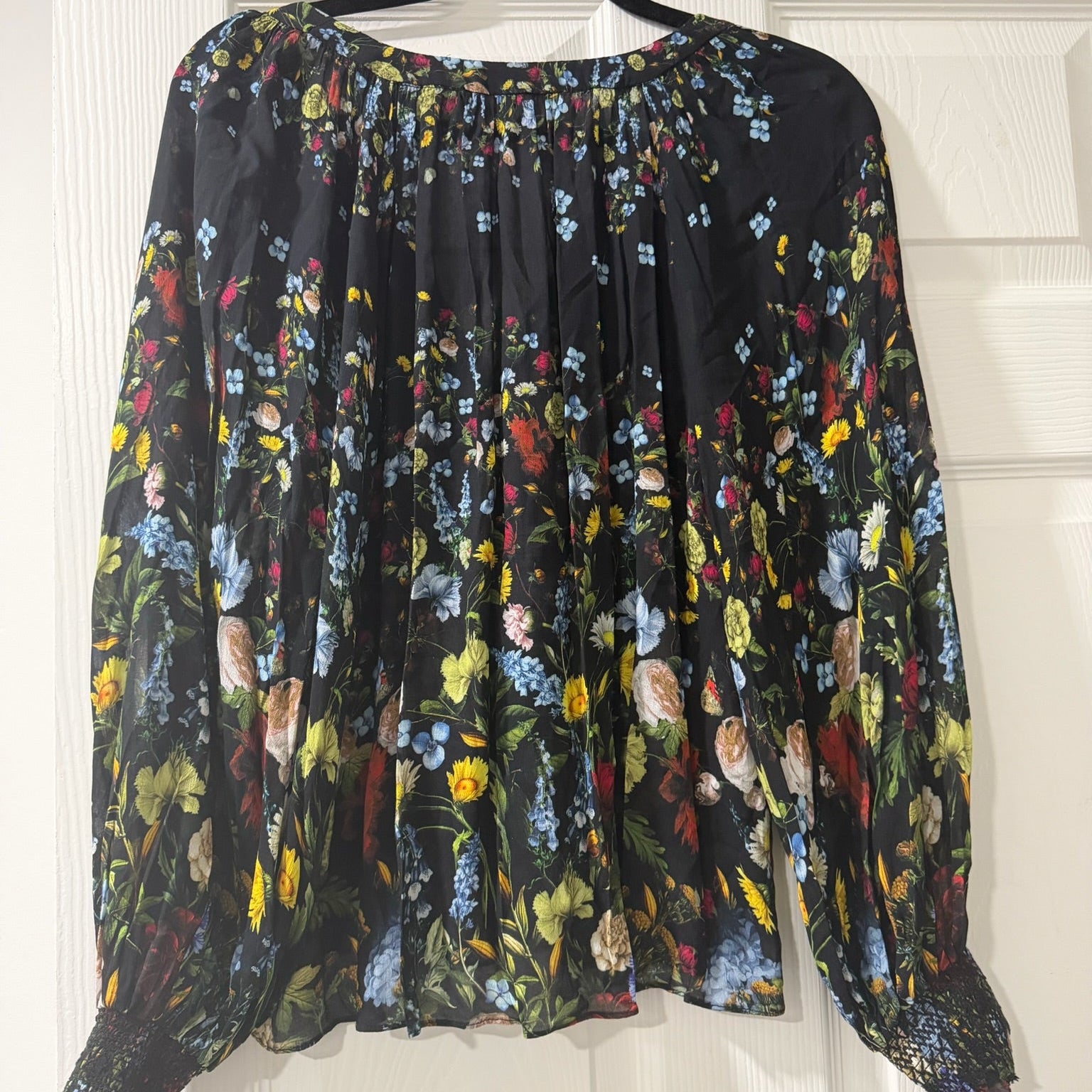 Alice + Olivia Floral Print Blouse Size S