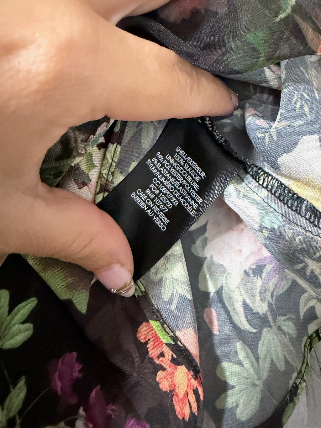 Alice + Olivia Silk Floral Skirt Size 4