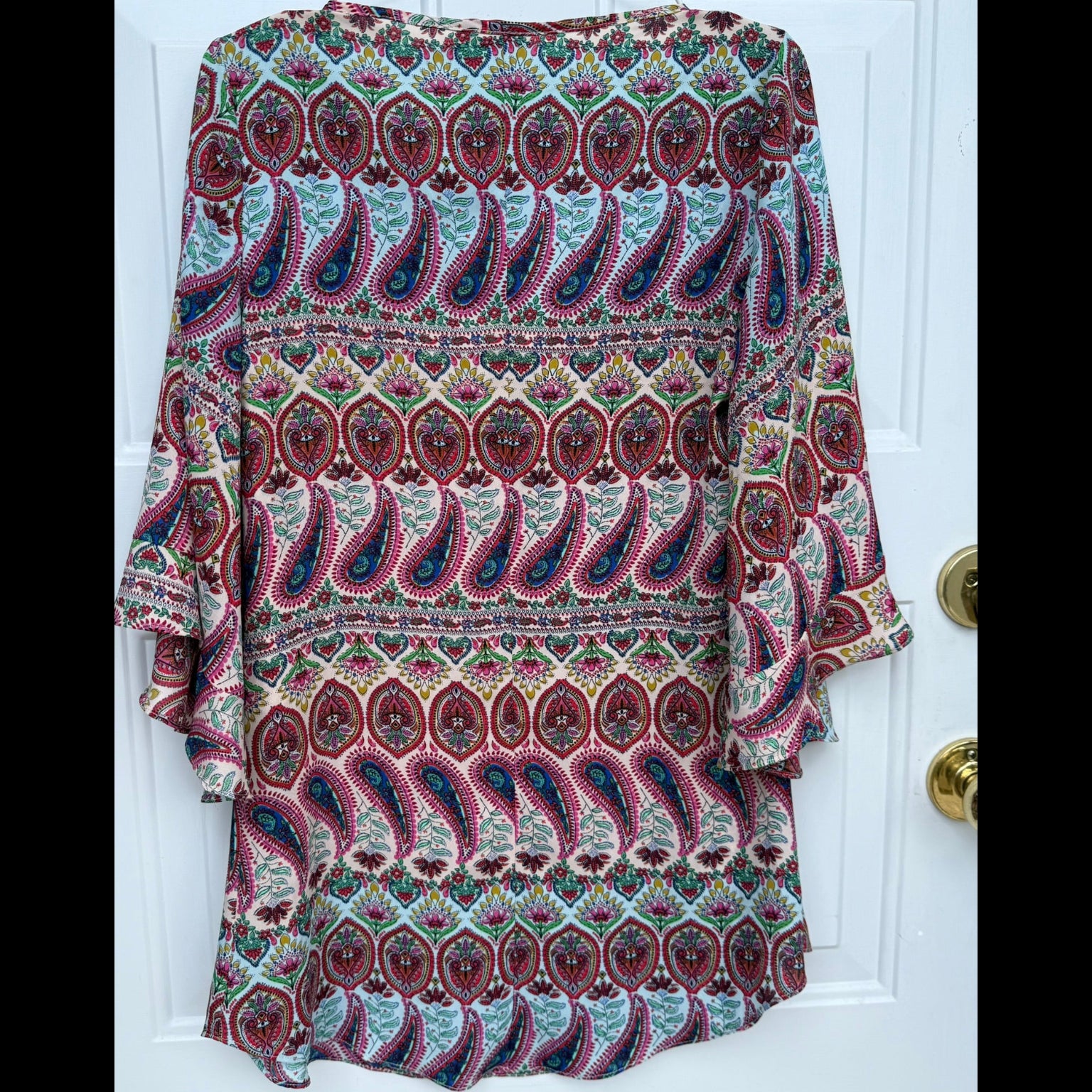 Atina Cristina Paisley Chiffon Tunic NWT Size XS