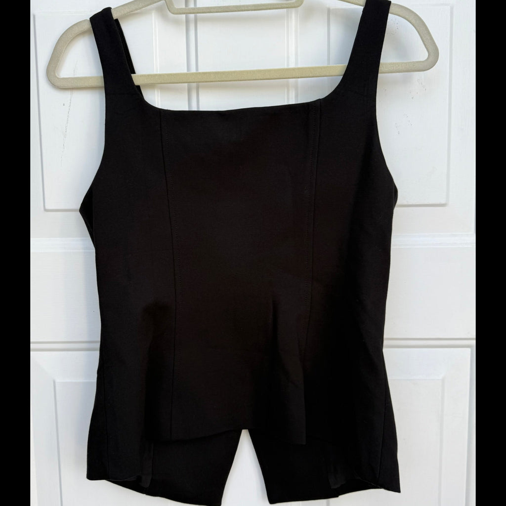 Current Air Square Neck Button Up Vest Top