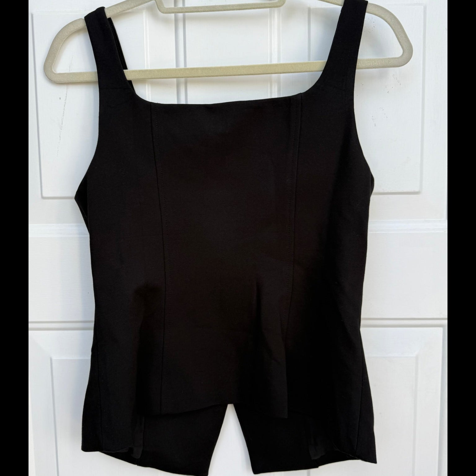 Current Air Square Neck Button Up Vest Top