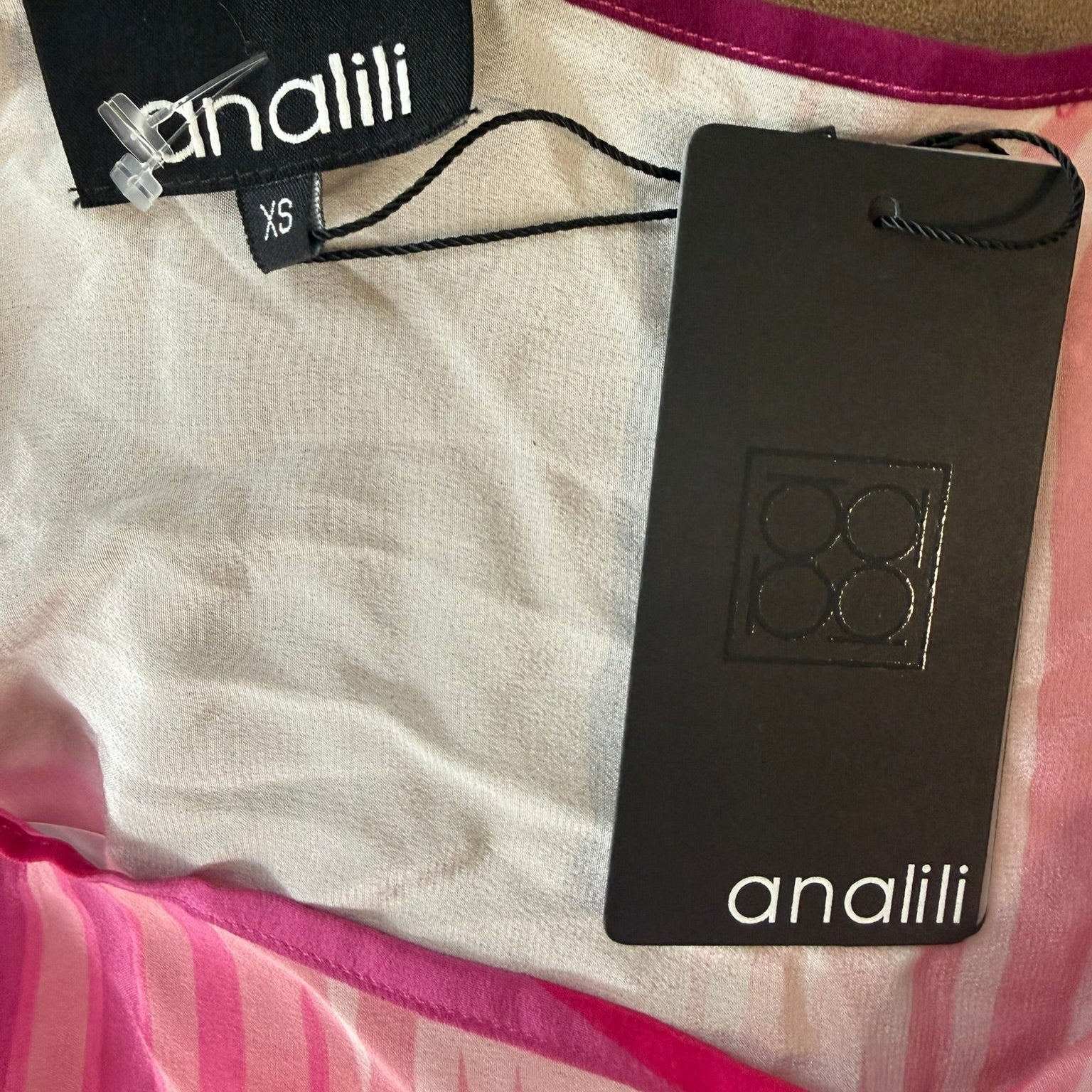 Analily Pink Ombre Sleeveless Dess NWT Size XS
