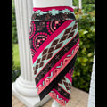 Analili Geometric Print Midi Skirt  Size XS