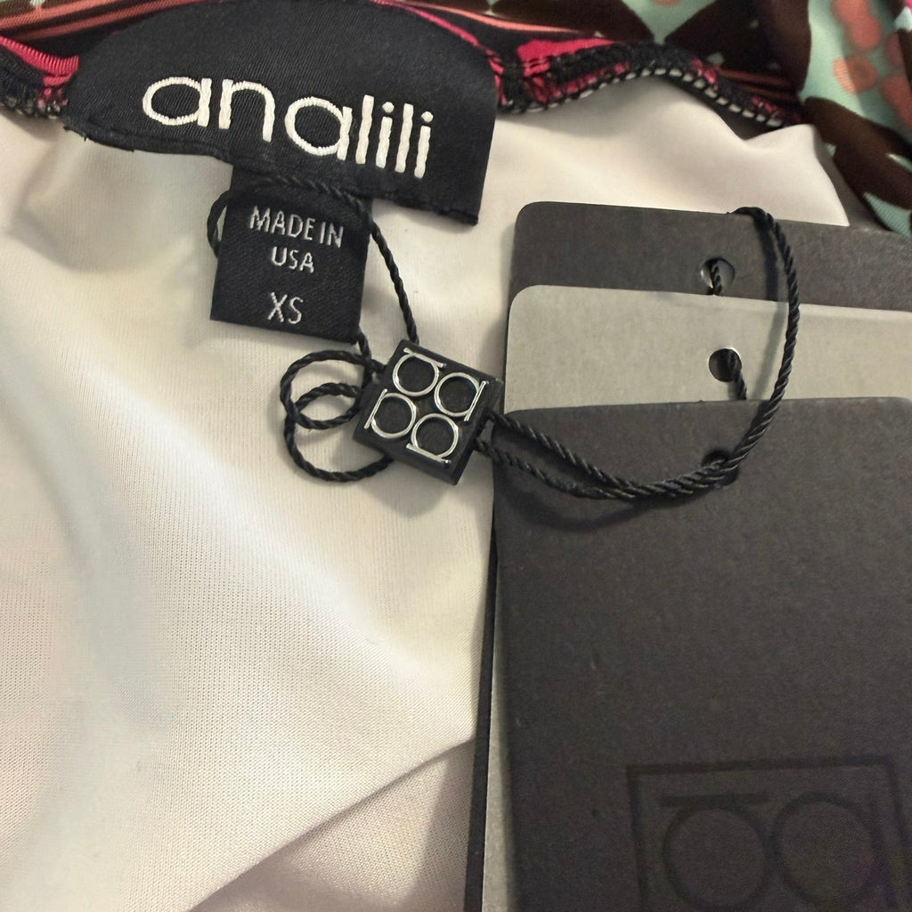 Analili Geometric Print Midi Skirt  Size XS