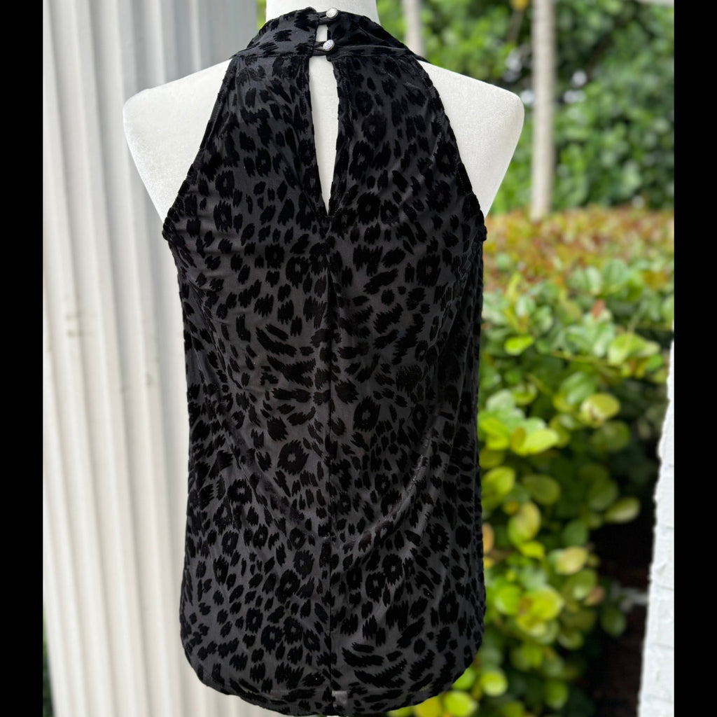 Atina Cristina Burnout Animal Print Tank NWT Size Small