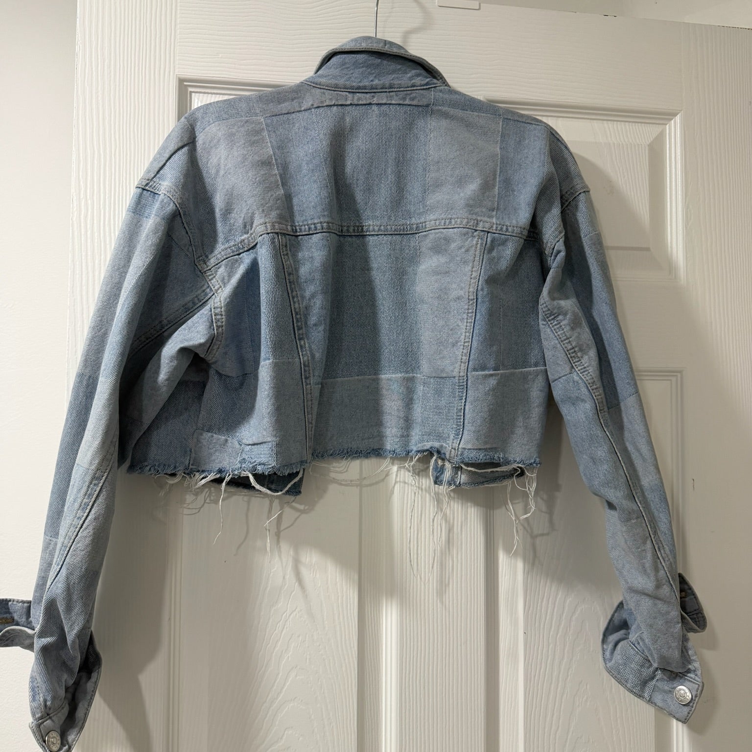 Mavi Brenda Mid Blue 90's Raw Hem Jacket Size Medium