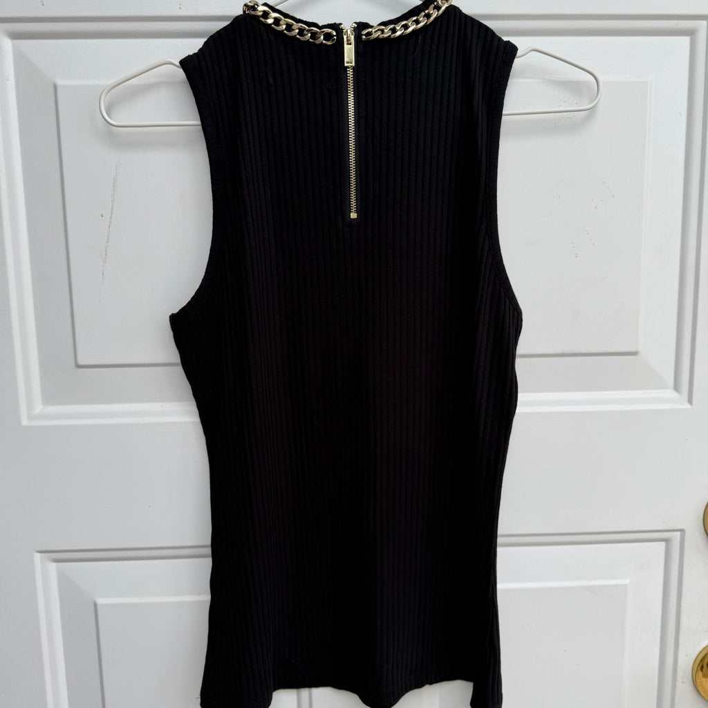 Generation Love Mable Chain Trim Ribbed Tank Size Small