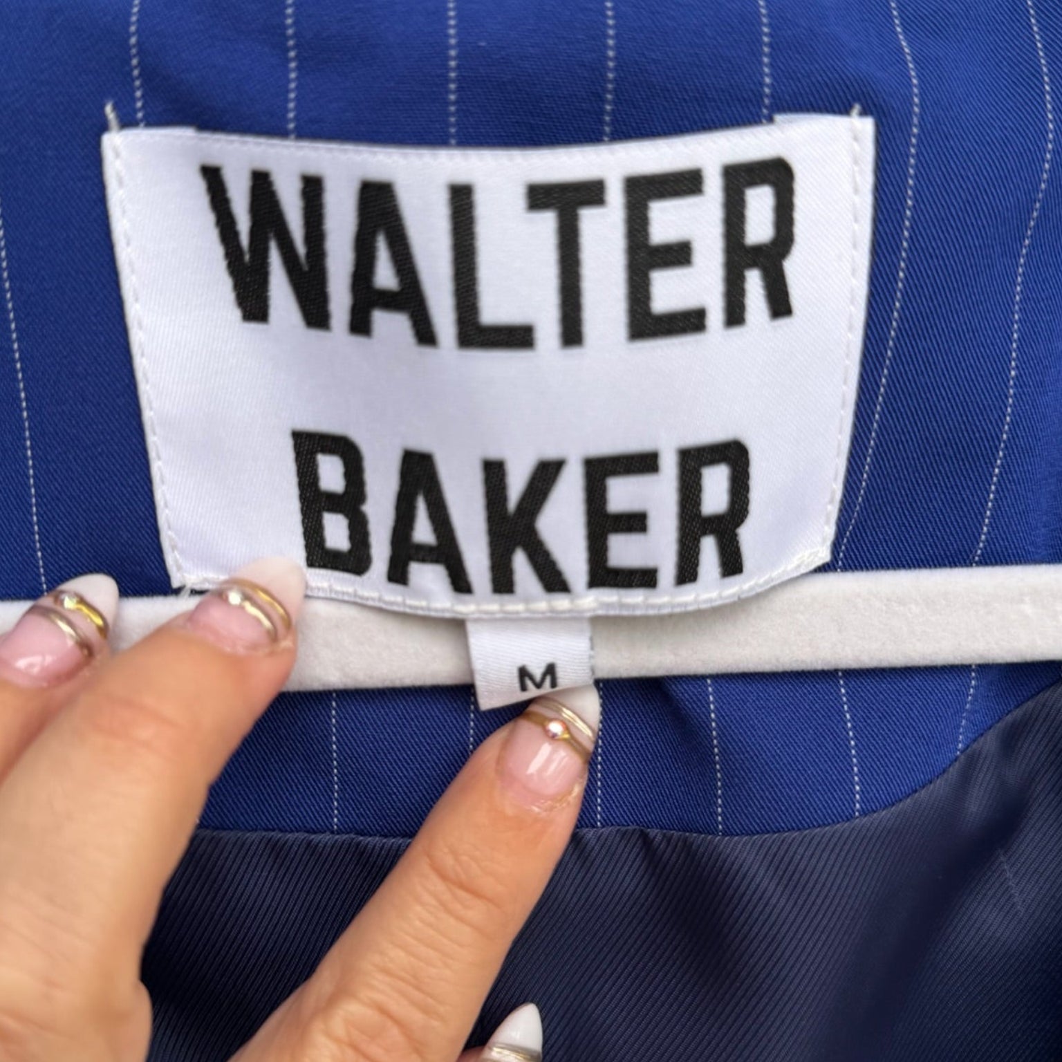Walter Baker Pinstripe Tailored Vest Size Medium