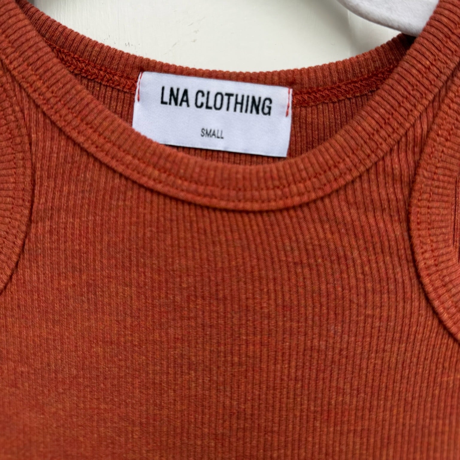LNA Clothing Cut-Out Ribbed Tank Size Small