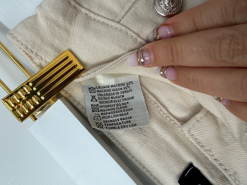 Absolu Paris Cream Sailor Pants Size Small