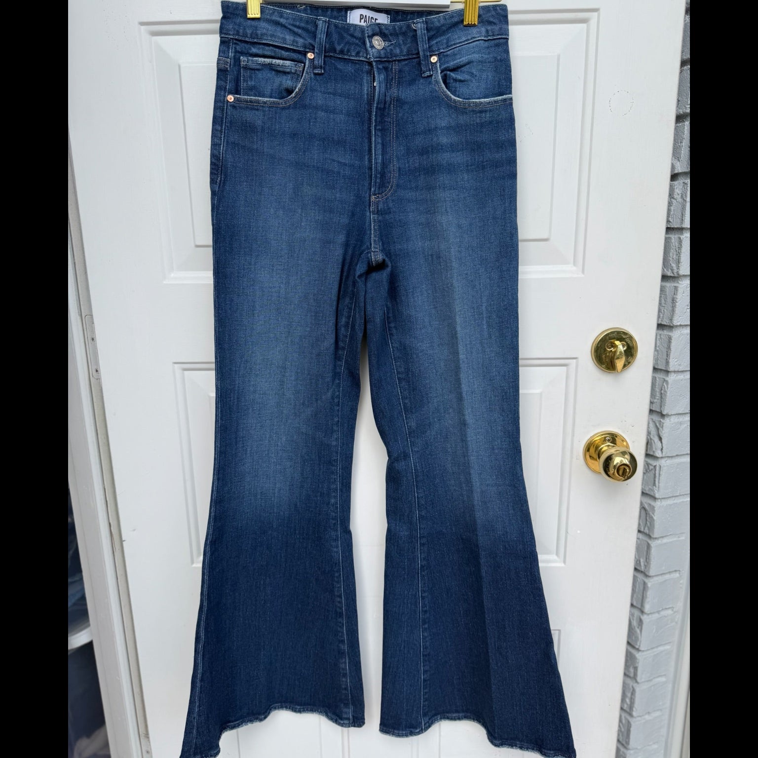 Paige Marlow High-Rise Flare Jeans Size 27