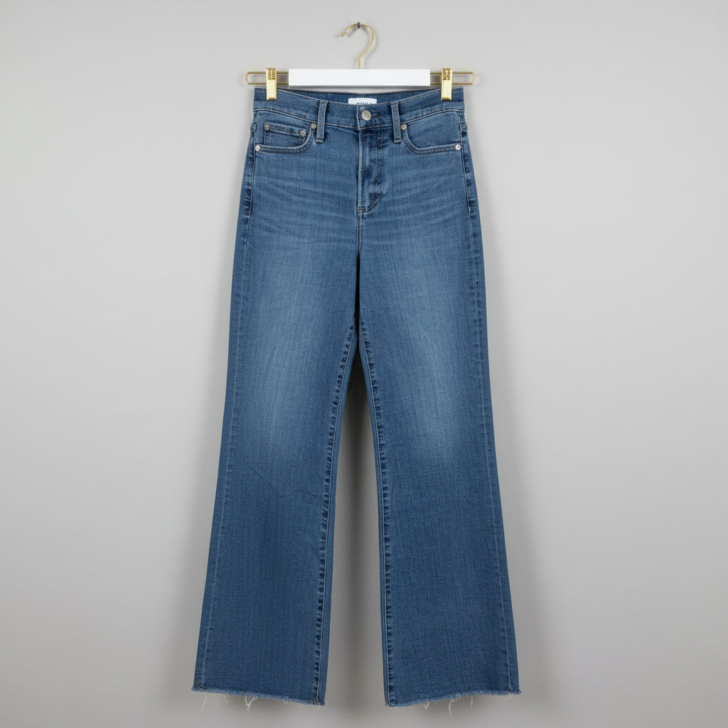 Pistola High-Rise Raw Hem Jeans Size 26