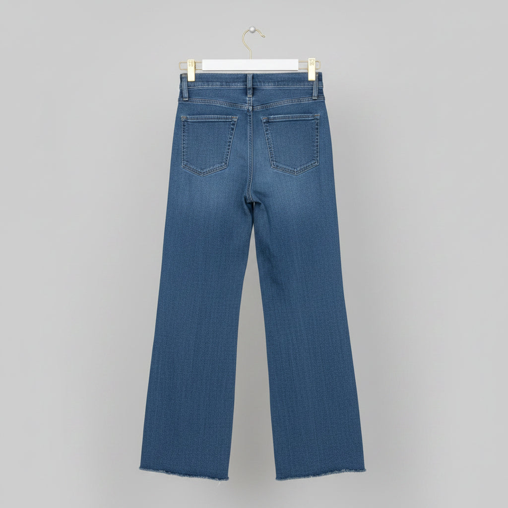 Pistola High-Rise Raw Hem Jeans Size 26