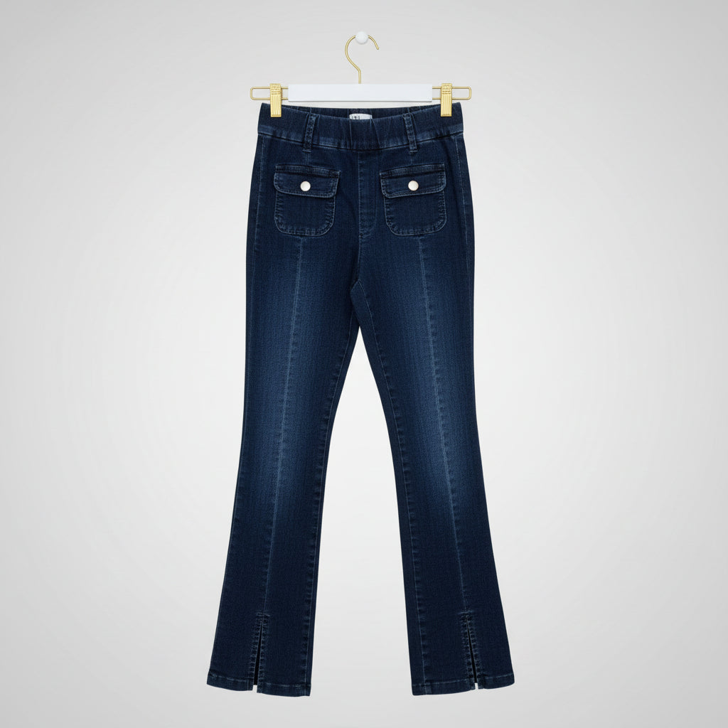 Bevy Flog Adele Dark Wash Pull-On Jeans Size 26