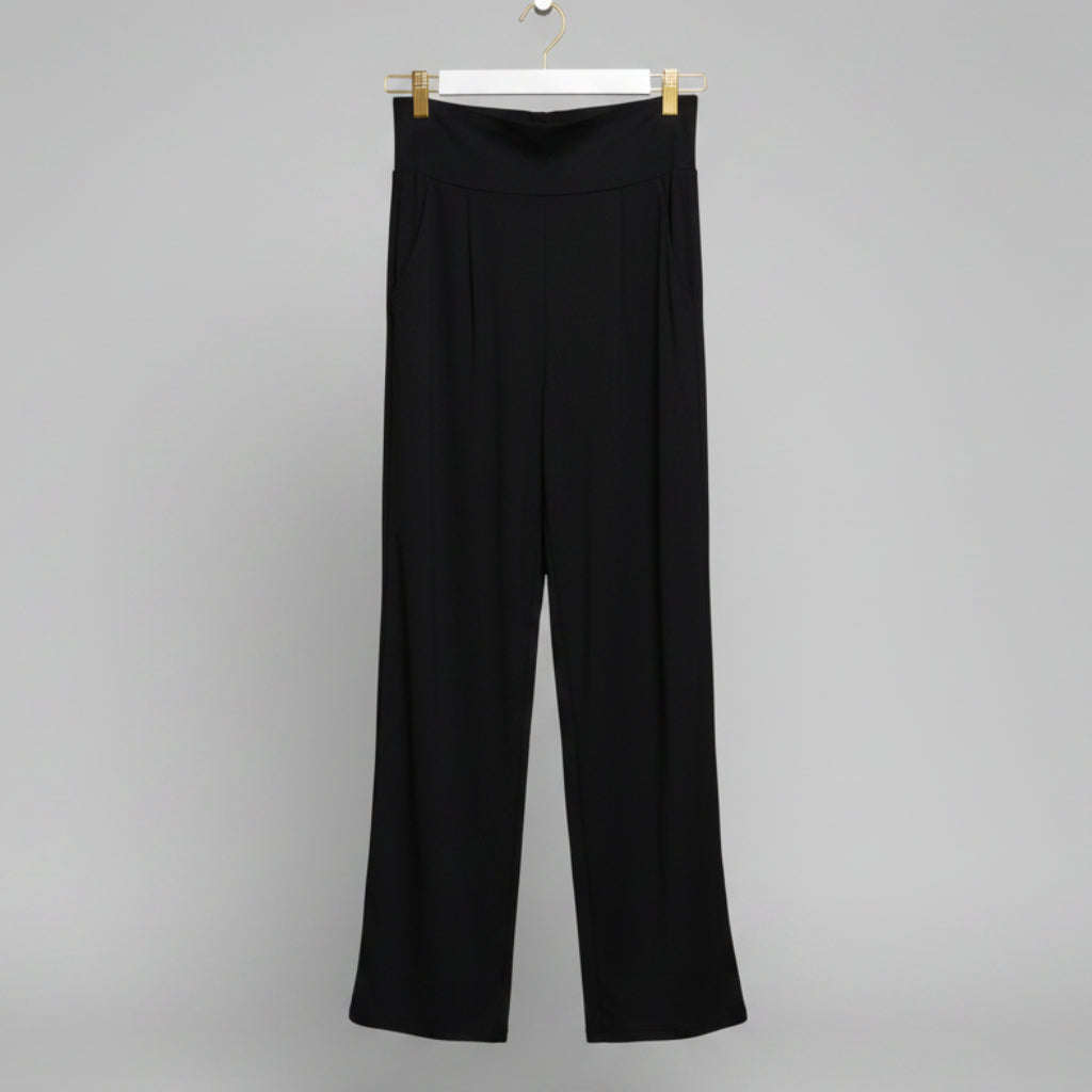 Vuori Halo Easy Performance Wide-Leg Black Pants Size Medium