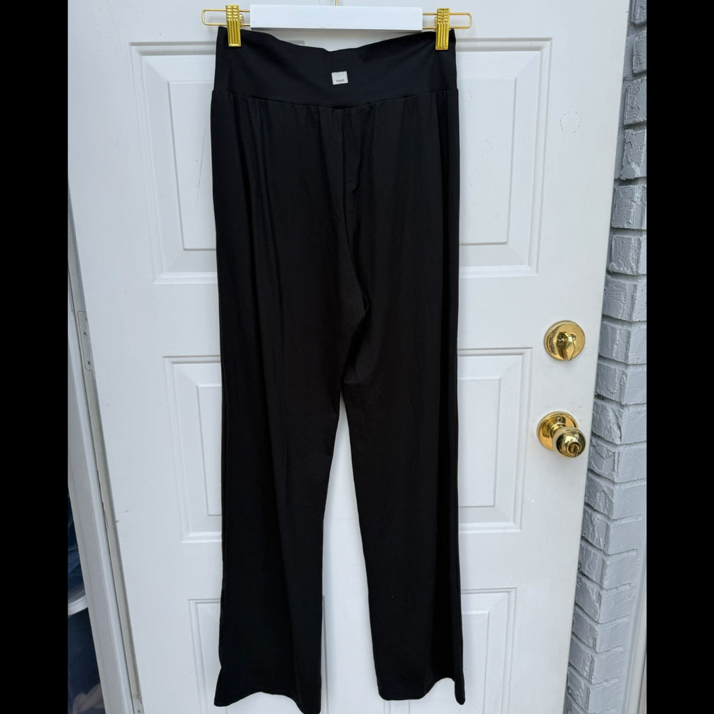 Vuori Halo Easy Performance Wide-Leg Black Pants Size Medium