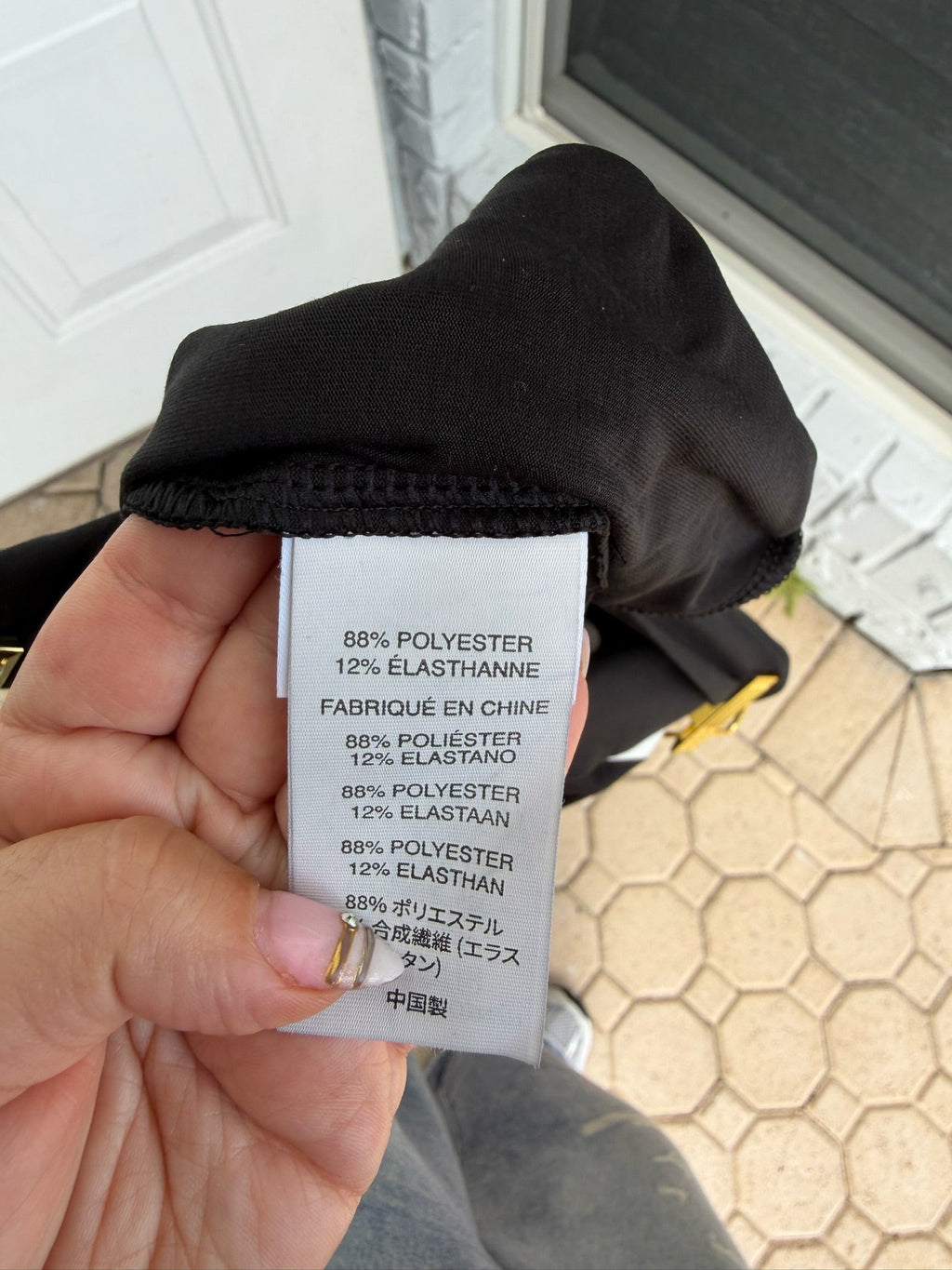 Vuori Halo Easy Performance Wide-Leg Black Pants Size Medium