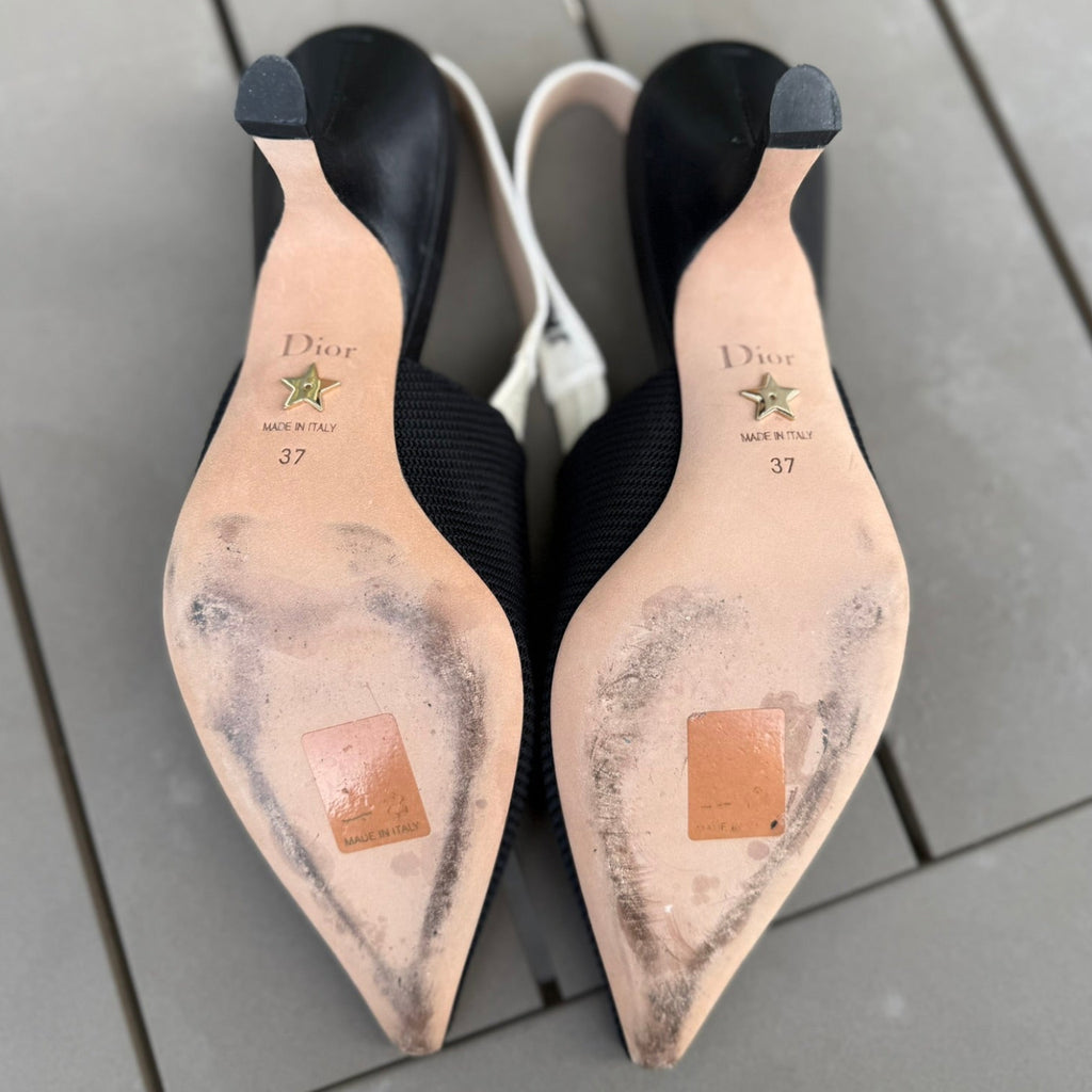 Christian Dior J'Adior Slingback Pumps Size 37