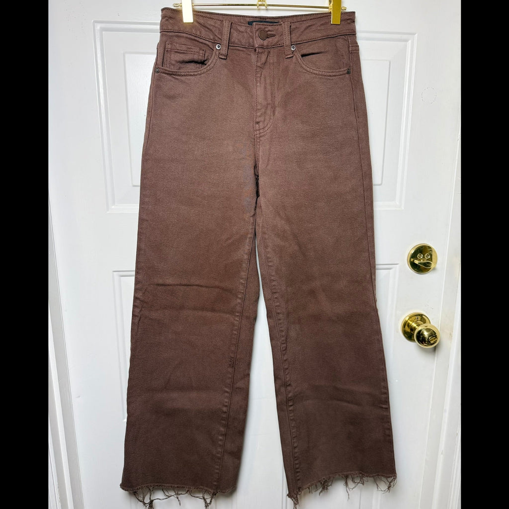 Just Black Denim (JBD) High Rise Raw Hem Jeans Size 25