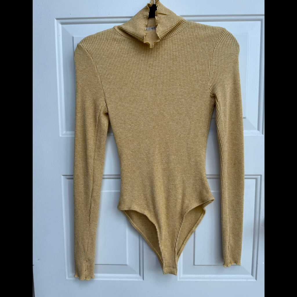 Free People Intimately Free Ribbed Bodysuit Size Small