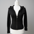 Gilly Hicks Ribbed Zip-Up Hoodie Size Medium