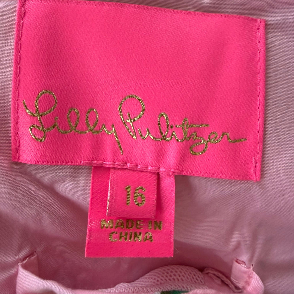 Lilly Pulitzer KYLO Strapless Skirted Romper Size 16