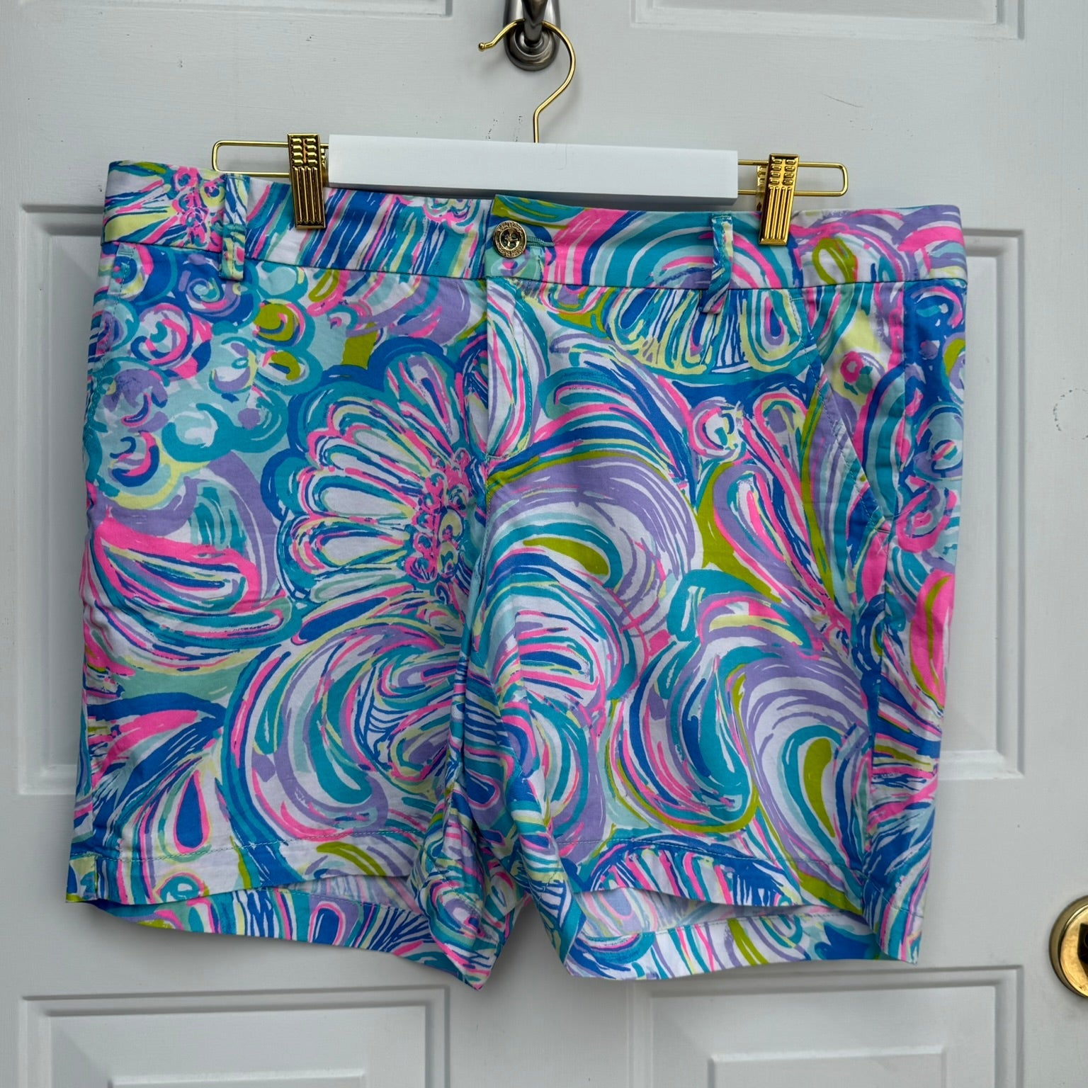 Lilly Pulitzer Jayne Printed Shorts Size 14
