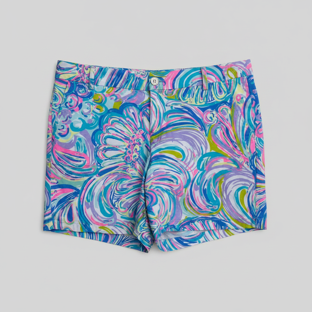 Lilly Pulitzer Jayne Printed Shorts Size 14