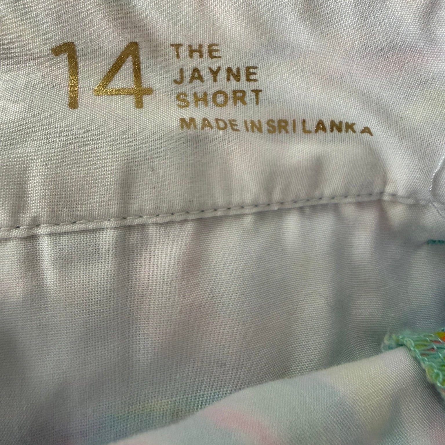 Lilly Pulitzer Jayne Printed Shorts Size 14