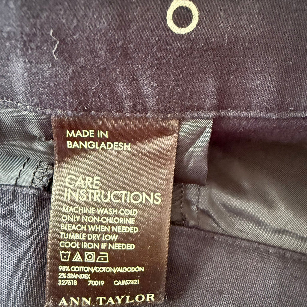 Ann Taylor Navy City Shorts Size 6