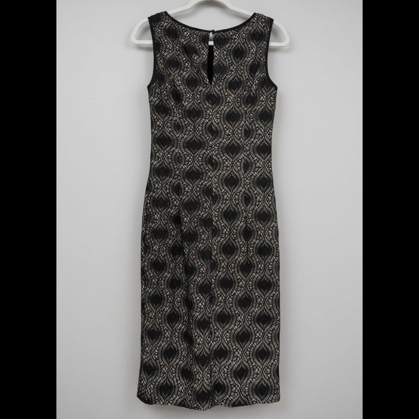 Single Los Angeles Crochet Overlay Sheath Dress Size Small