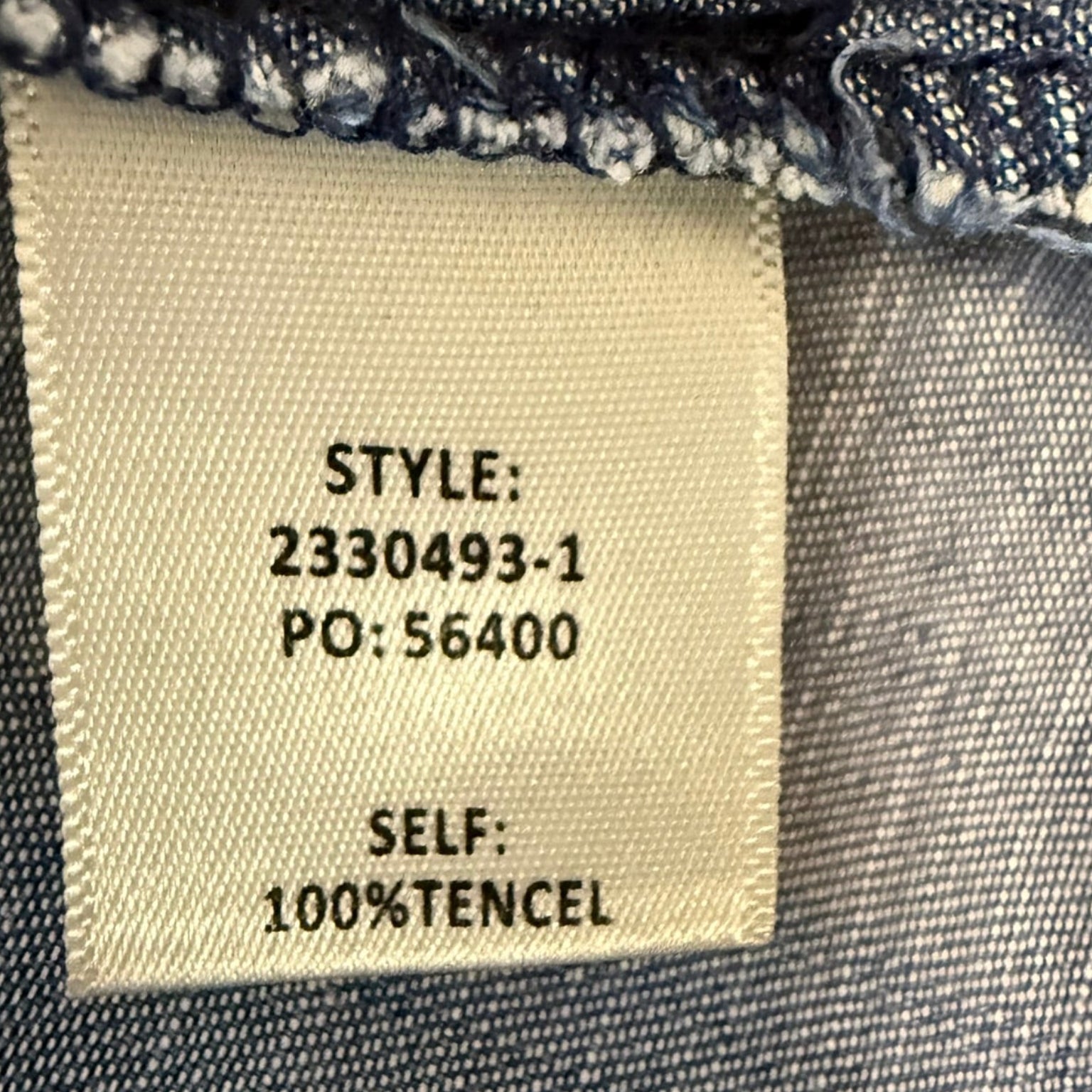 Current Air Tencel V-Neck Top Size Small
